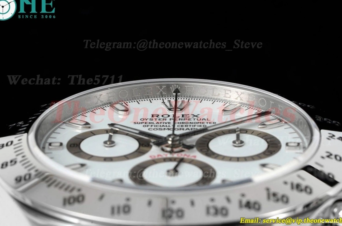 SS White WF Dial Daytona A7750 316L 116520 SS 0424